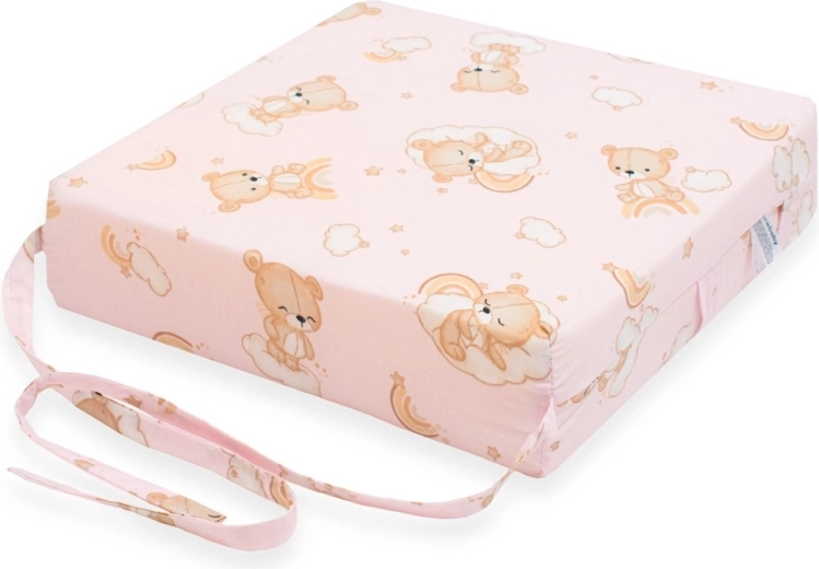 Dětský podsedák na židli NEW BABY Basic Bear růžový