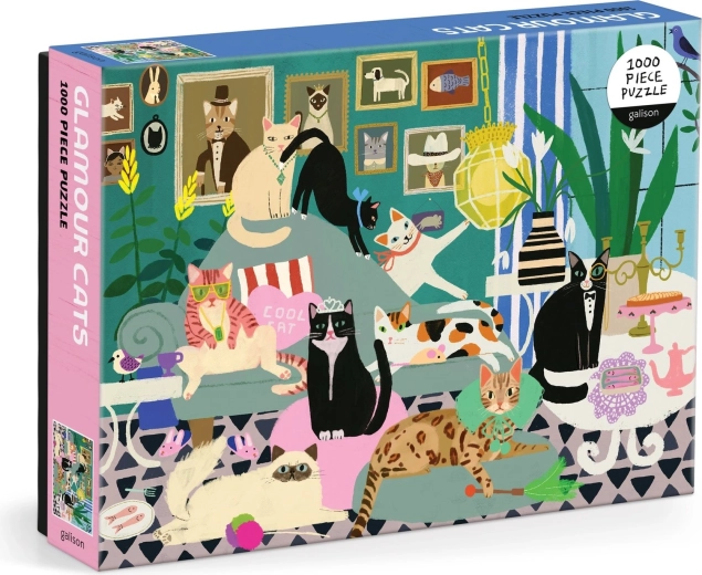 Puzzle Okouzlující kočky 1000 dílků GALISON