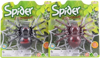 Natahovací plastový pavouk hračka