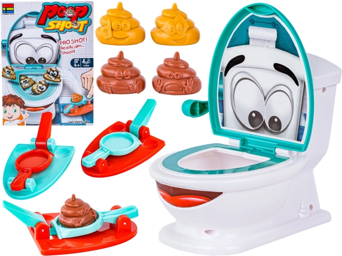 Wesoły sedes poop shoot – zručnostní hra s vystřelovači