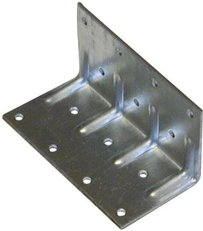 Ocelový montážní úhelník 80×40×40 mm, tloušťka 2 mm