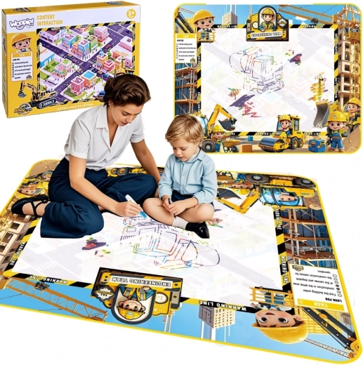 Woopie vodní kreslicí podložka – kreativní sada s příslušenstvím