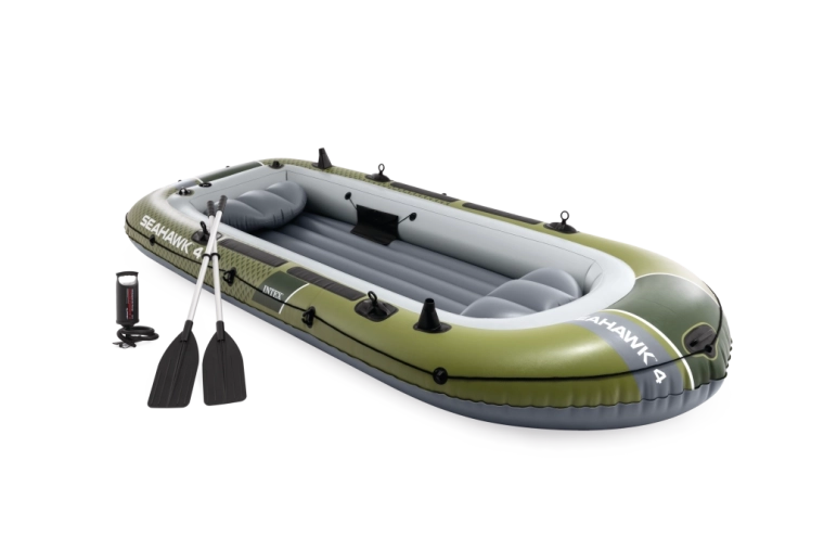 Nafukovací člun INtex Seahawk 4 se sadou pádel a pumpou