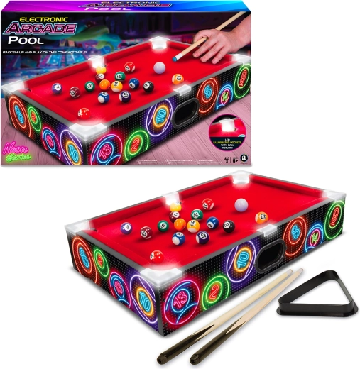 Elektronický stolní kulečník Neon