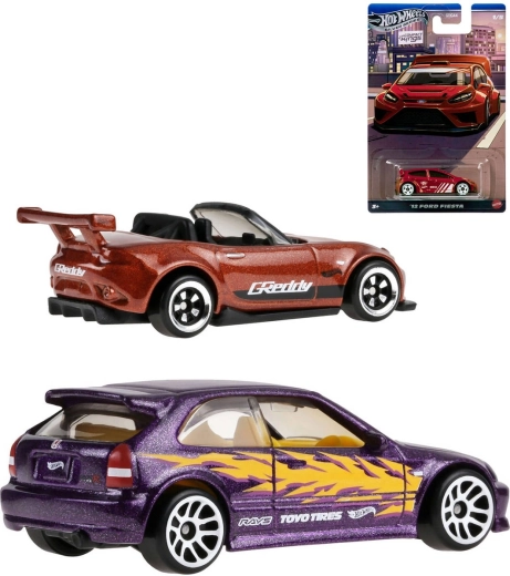 Hot Wheels silver series Compact kings – '12 Ford Fiesta – kovové autíčko 1:64