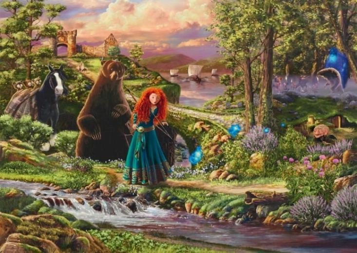 Puzzle SCHMIDT Rebelka: Merida 1000 dílků