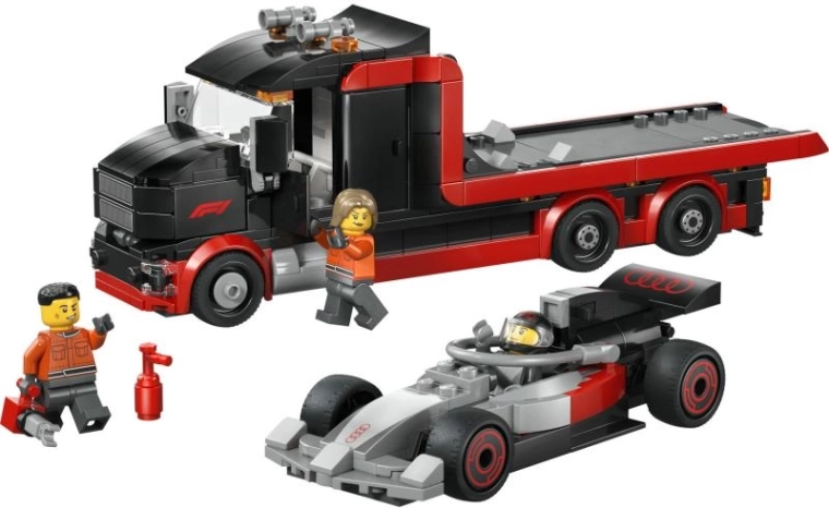 Nákladní vůz se sklopným zvedákem