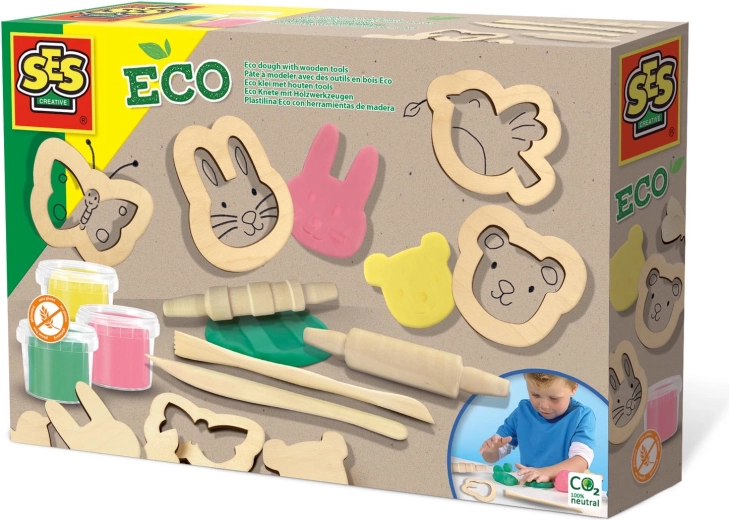 ECO modelína s dřevěným příslušenstvím