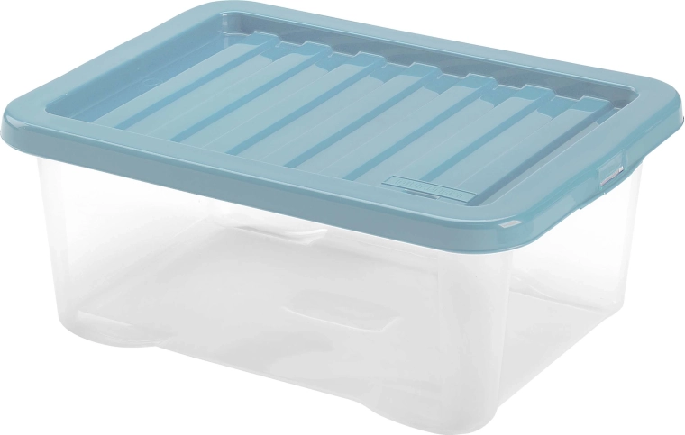 Plastový úložný box s víkem HEIDRUN Quasar 18 l