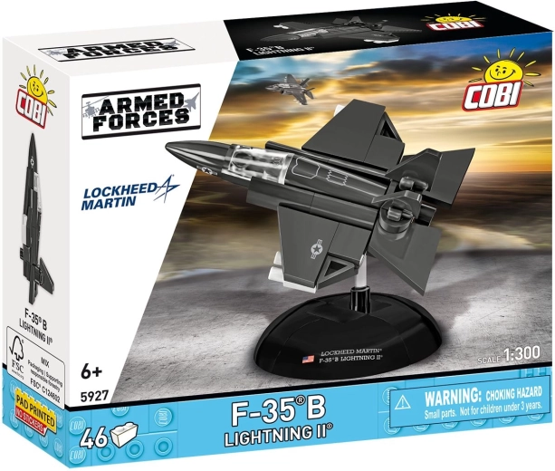 Cobi Armed Forces Lockheed Martin F-35B Lightning II 1:300 stavebnice 46 dílků