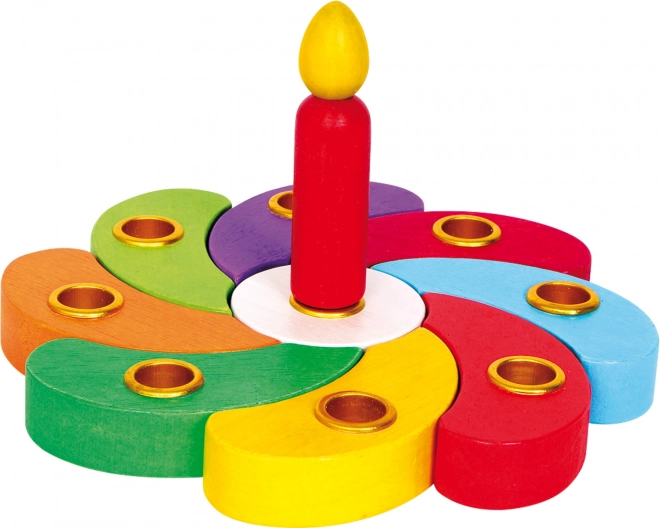 Dřevěná narozeninová květinka small foot