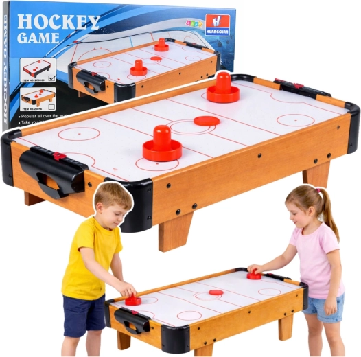 Mini stolní air hockey pro děti – dřevěný