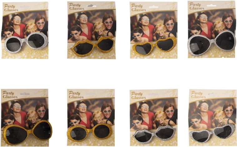 Brýle uh třpytky (party doplněk, 8 variant)