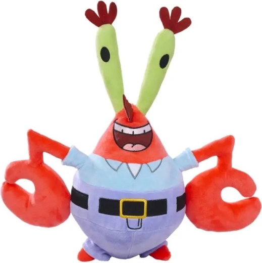 Plyšák Pan Krab ze seriálu SpongeBob v kalhotách 35 cm