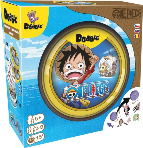 Motivy One Piece na 55 kulatých kartách