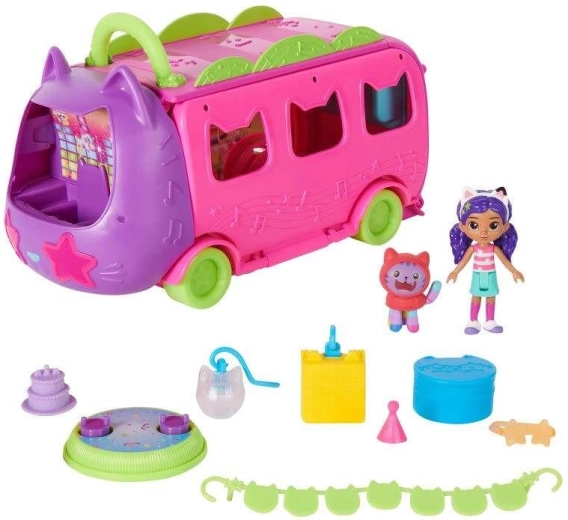 Otevírací party autobus s točícím pódiem