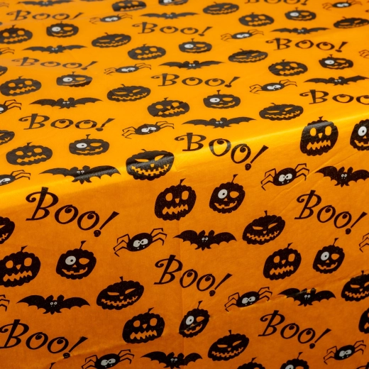Halloweenský flanelový stolní ubrus 132 x 178 cm