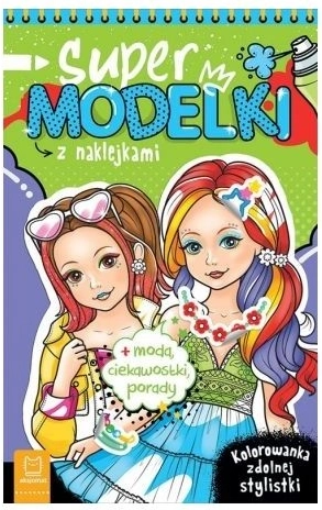 Supermodelky – omalovánka s nálepkami