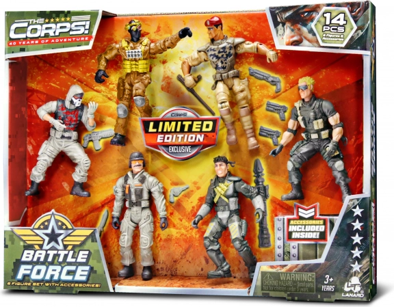 The Corps! voják – sada 6 pohyblivých figurek 10,5 cm