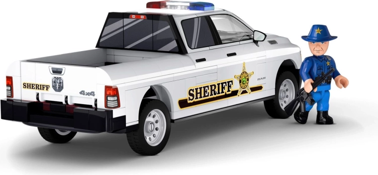 Figurka šerifa a policejní doplňky