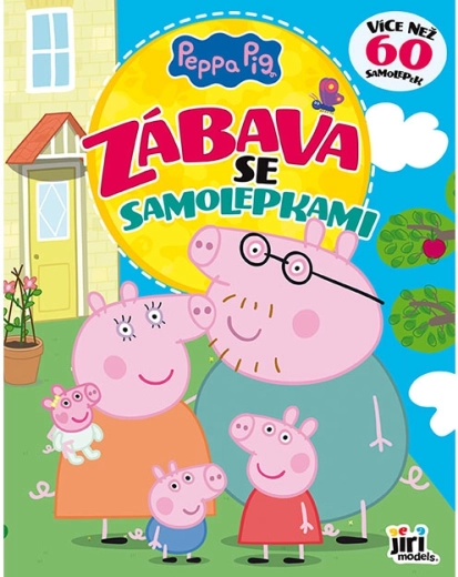 Zábava se samolepkami Prasátko Peppa