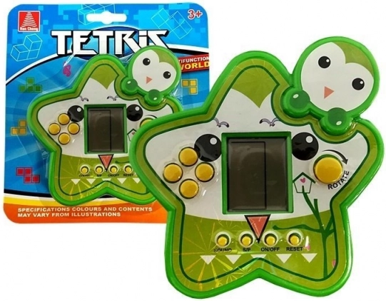 Elektronická hra Tetris zelená hvězda