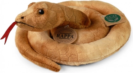 Plyšový had hnědý 90 cm RAPPA eco-friendly
