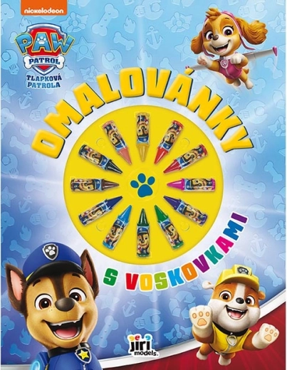 Omalovánky s voskovkami Tlapková patrola