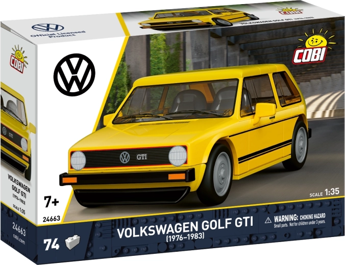 Cobi Volkswagen Golf GTI 1976–1983 stavebnice 1:35 (74 dílků)