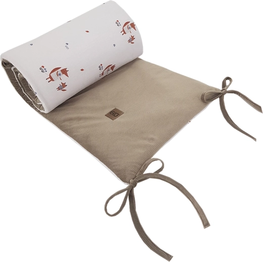 Chránič do postýlky EKO Fox 180 × 35 cm