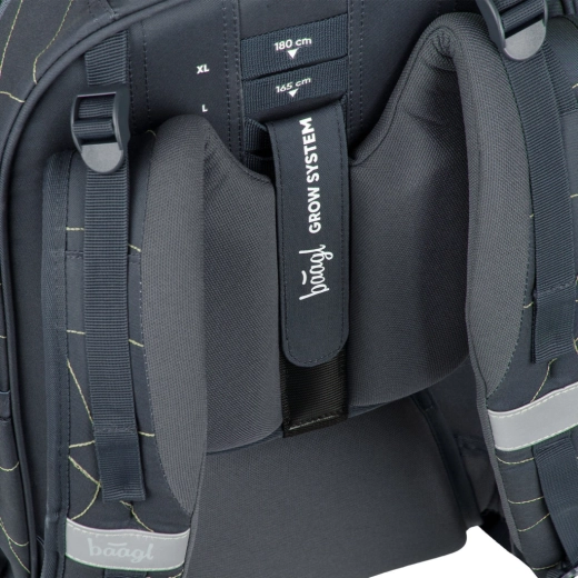 Rostoucí zádový systém pro dokonalé přizpůsobení