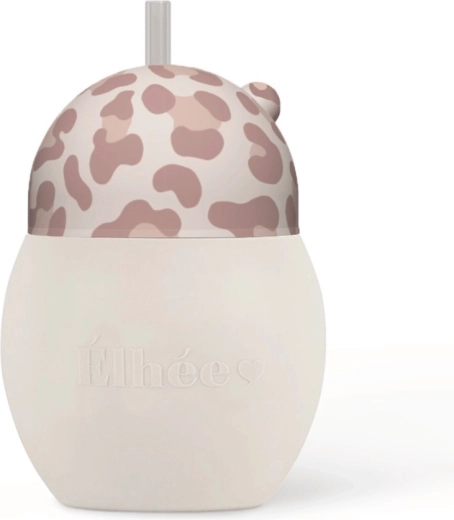 ÉLHÉE učicí hrnek s brčkem Coconut 240 ml Graouu Pink