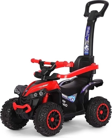 Dětské odrážedlo quad Wild red s vodicí rukojetí