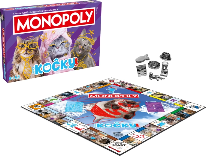 Monopoly: kočky – nová česká edice