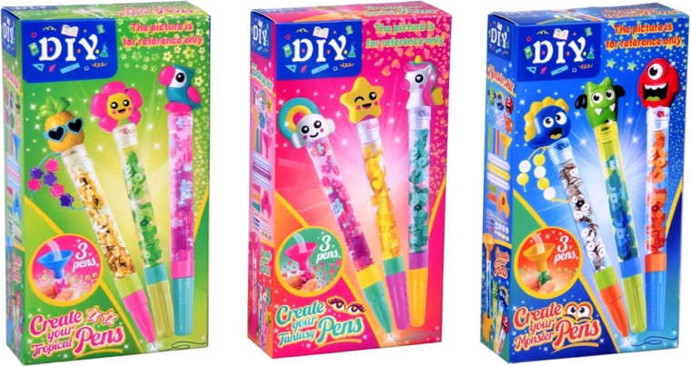 Vytvořte 3 jedinečné propisky