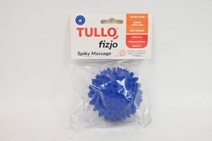 Fizjo rehabilitační masážní míček s výstupky 9 cm modrý - 1 kus