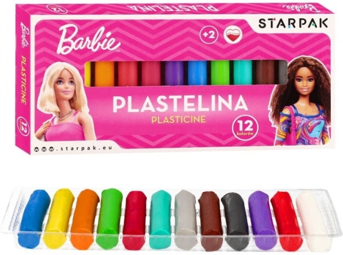Plastelína Barbie 12 barev
