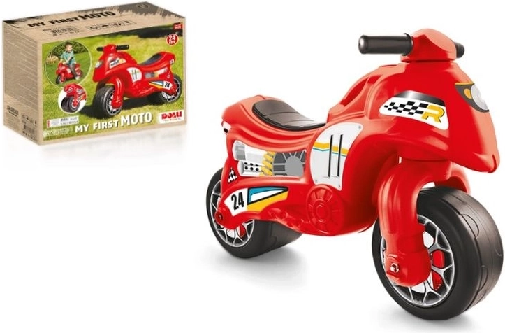 DOLU můj první odrážecí motorka červená