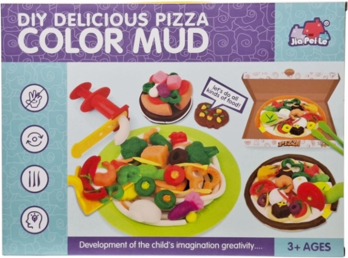Kreativní sada modelovací hmoty pizza