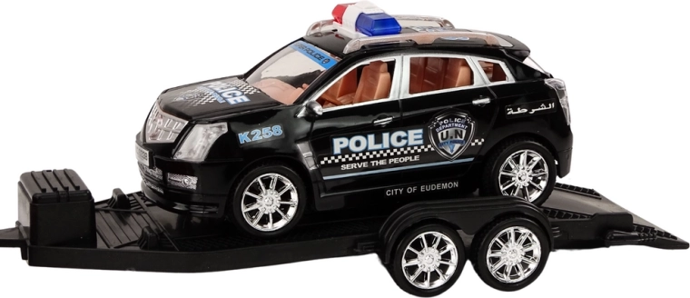 Terénní policejní SUV připravené k akci