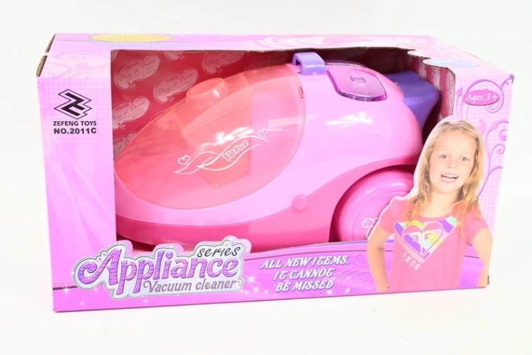 Dětský bateriový vysavač Gazelo růžový