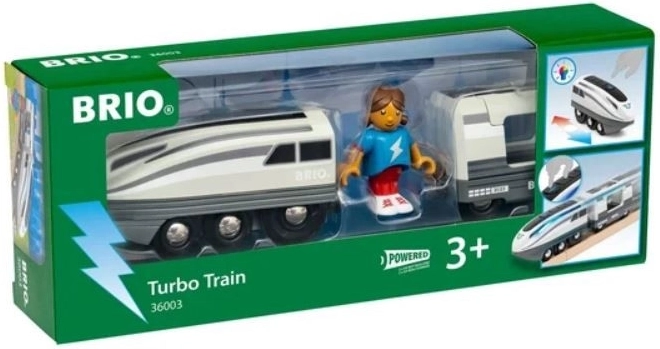 Turbo vlak BRIO – superrychlá lokomotiva s vagónem