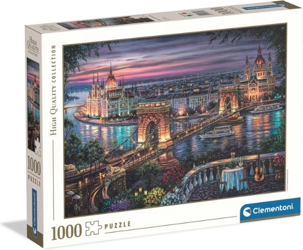 Clementoni puzzle High Quality Lights of the Danube 1000 dílků