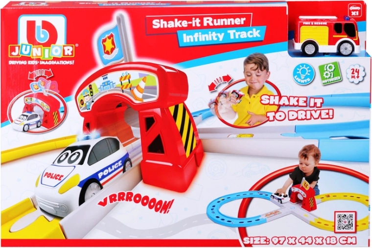 BB Junior závodní dráha s hasičským autíčkem