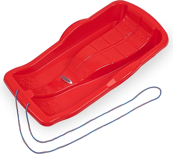 Dětský bob Snow Play Karol 80 cm červený