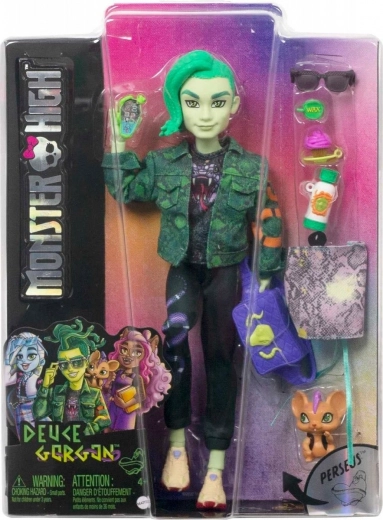 Monster high panáček deuce gorgon s doplňky