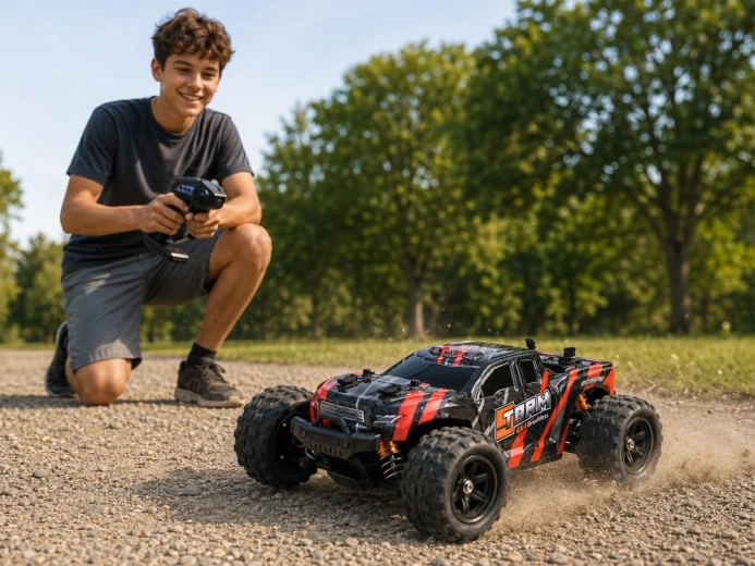 4WD, tlumiče a terénní pneumatiky pro stabilitu