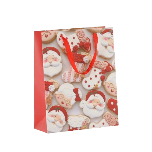 Pohodlné červené stužkové úchyty