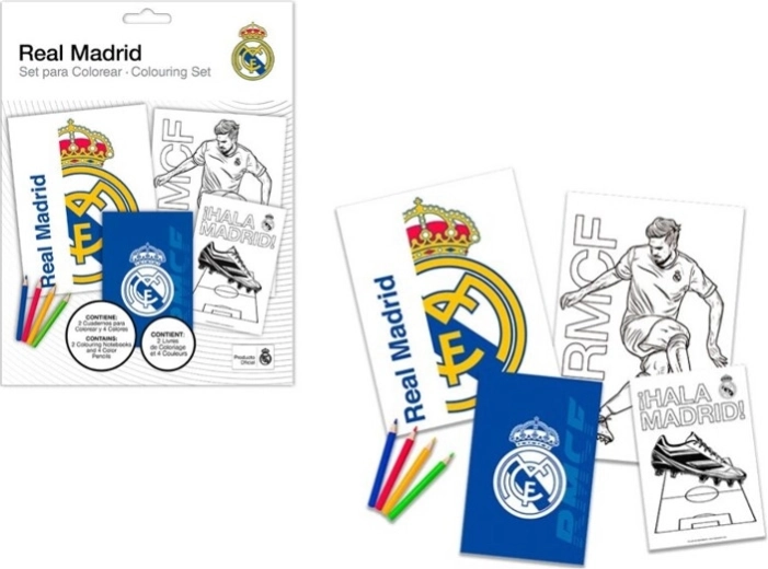Omalovánky s fixami REAL MADRID – kreativní sada pro děti
