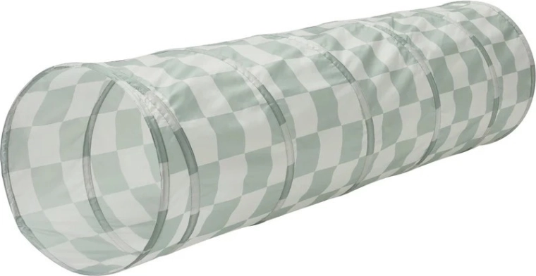 3 Sprouts dětský tunel Recycled Checkerboard – Zelená